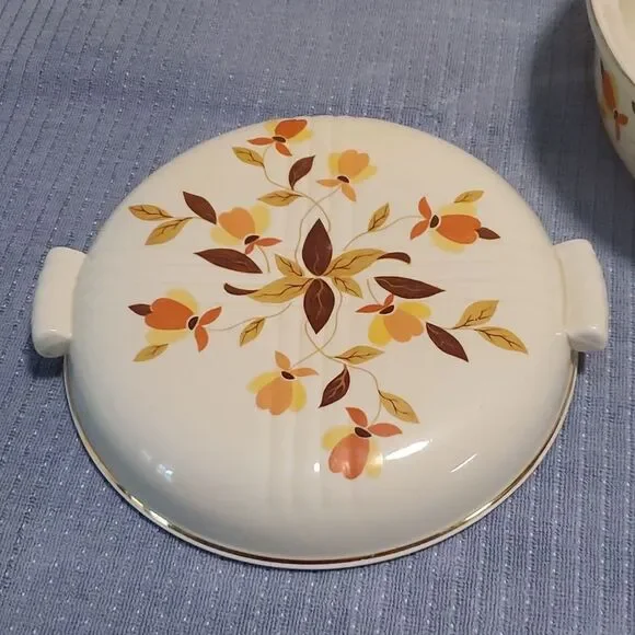 2 Qt Radiance Covered Casserole Autumn Leaf by HALL Superior - Mary Dunbar